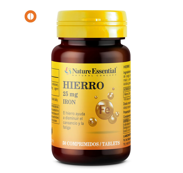 Hierro 25 mg. 50 comprimidos